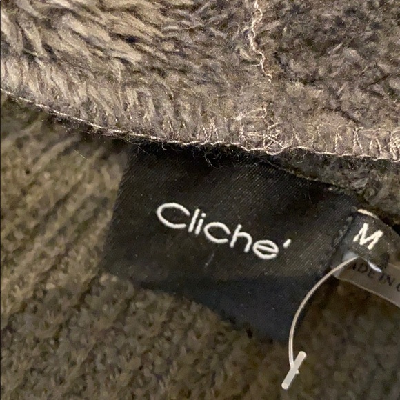 NWT Hood Wool Blend Faux Suade/Leather Teddy Coat - Picture 7 of 10